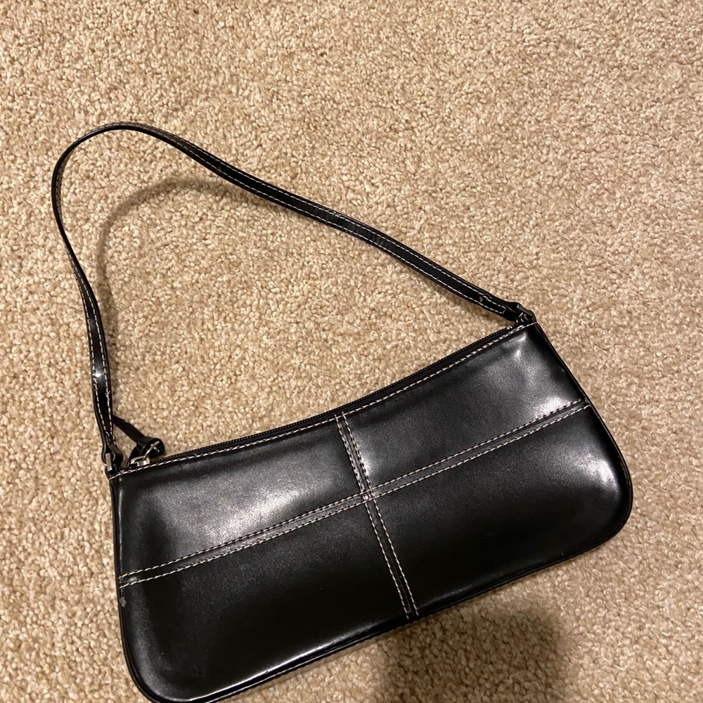 perfect y2k black mini bag